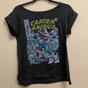 Marvel Captain America T-Shirt Womens L